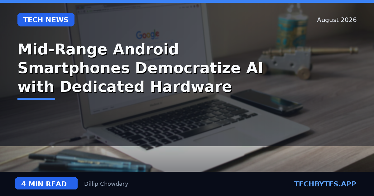 Mid-Range Android Smartphones Democratize AI with Dedicated Hardware
