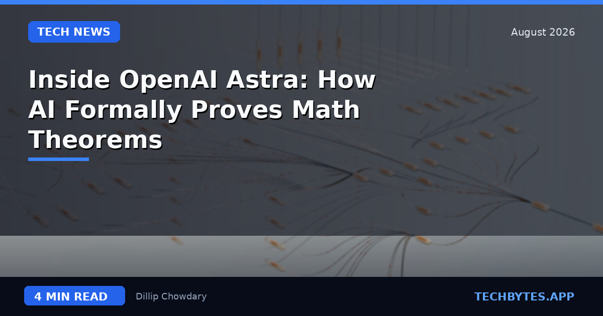 Inside OpenAI Astra: How AI Formally Proves Math Theorems