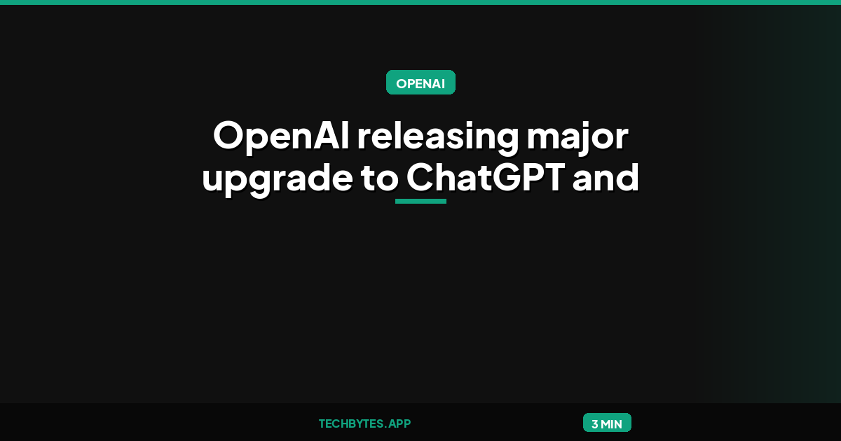OpenAI releasing major upgrade to ChatGPT and Codex with GPT-6 Astra
