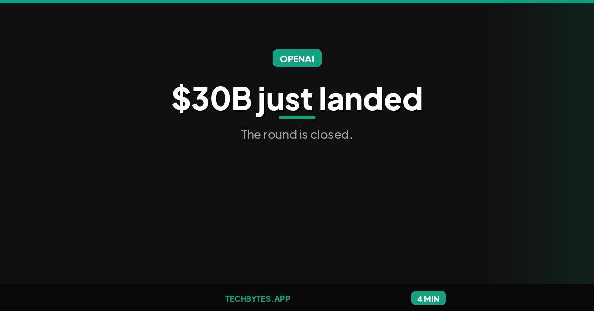 OpenAI working on new $30 billion raise at $1.25 trillion valuation ahead