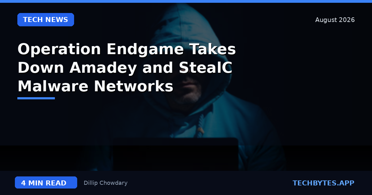 Operation Endgame Takes Down Amadey and StealC Malware Networks