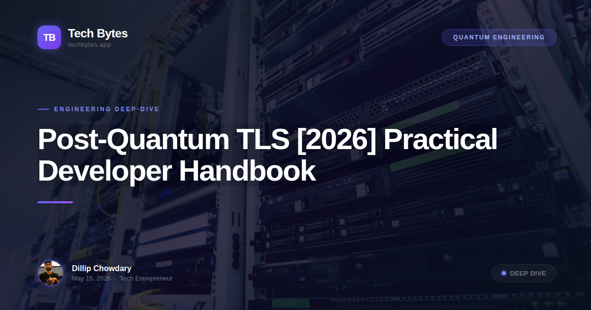 Post-Quantum TLS [2026] Practical Developer Handbook