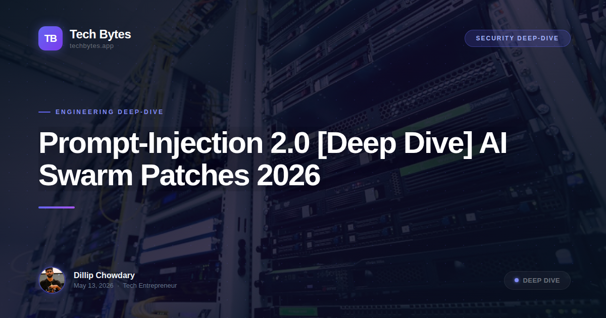 Prompt-Injection 2.0 [Deep Dive] AI Swarm Patches 2026