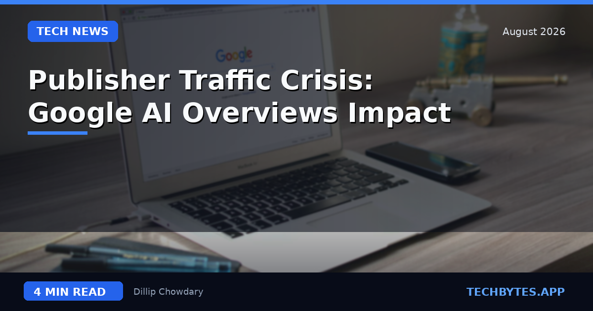 Publisher Traffic Crisis: Google AI Overviews Impact