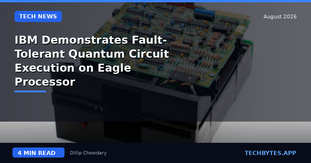 IBM Demonstrates Fault-Tolerant Quantum Circuit Execution on Eagle Processor