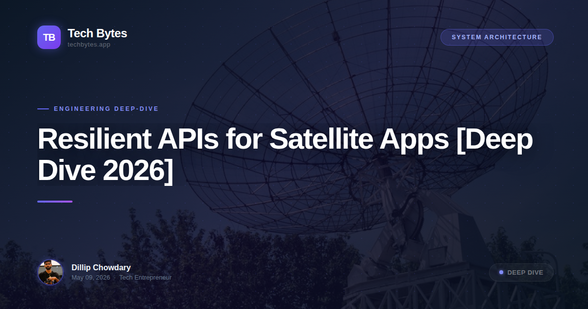 Resilient APIs for Satellite Apps [Deep Dive 2026]