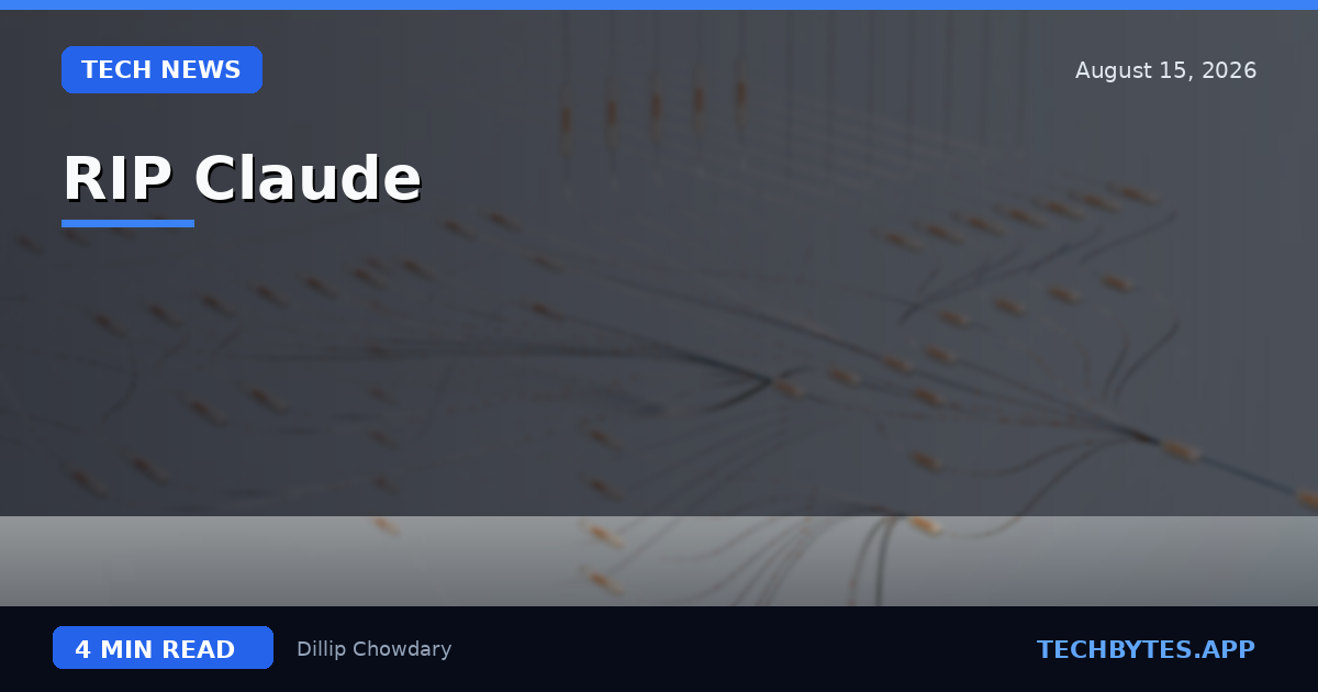 RIP Claude