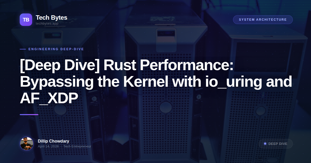 [Deep Dive] Rust Performance: Bypassing the Kernel with io_uring and AF_XDP