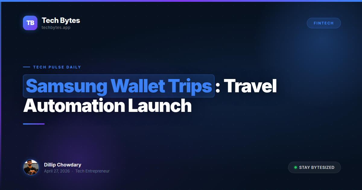 Samsung Wallet Trips