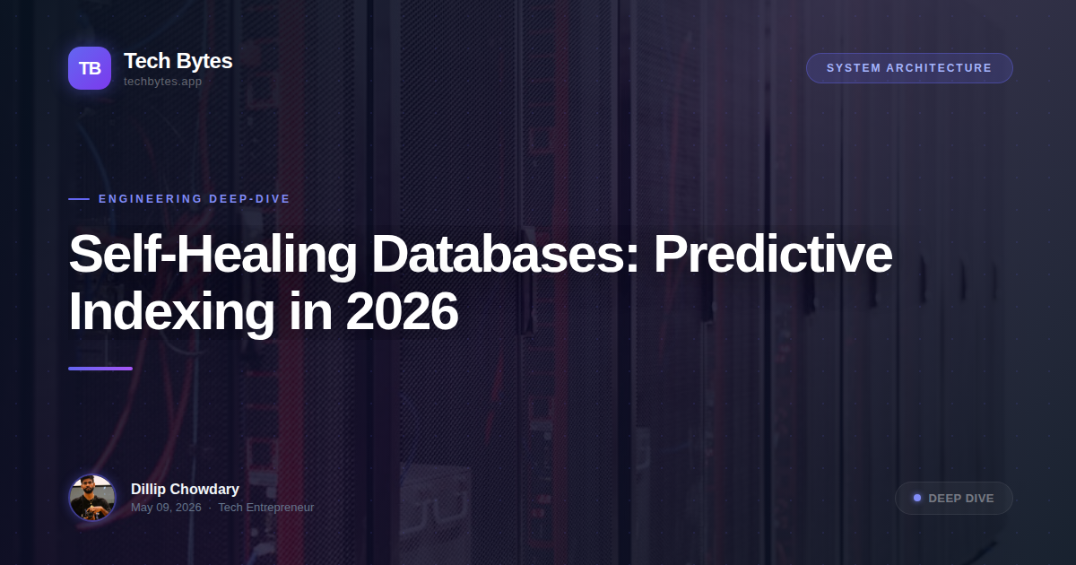 Self-Healing Databases: Predictive Indexing in 2026