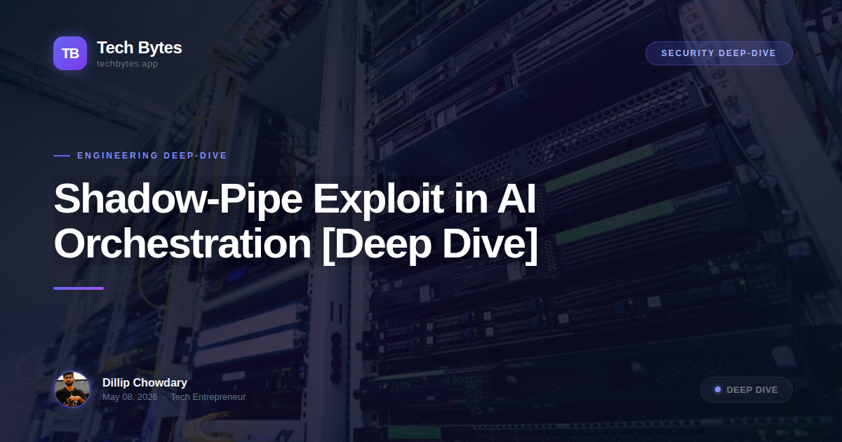Shadow-Pipe Exploit in AI Orchestration [Deep Dive]