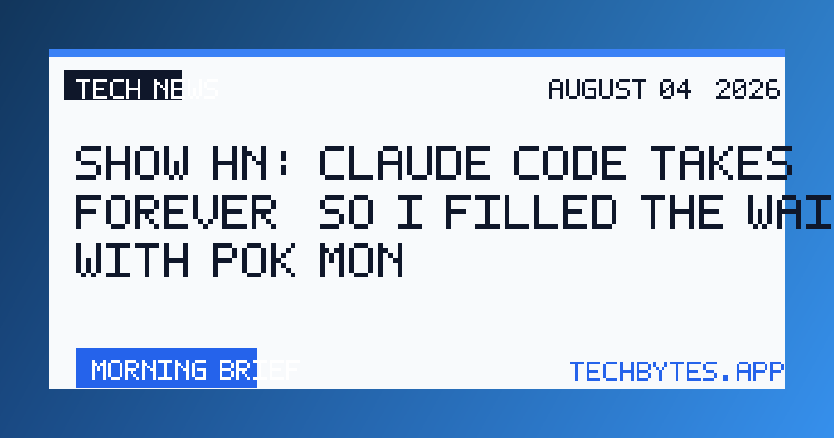 Show HN: Claude Code takes forever, so I filled the waiting with Pokémon