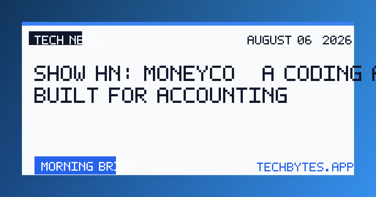 Show HN: MoneyCo – A coding agent built for accounting