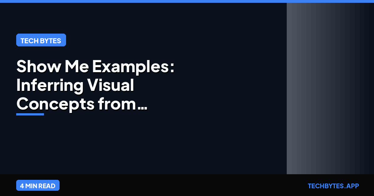 Show Me Examples: Inferring Visual Concepts from Image Sets