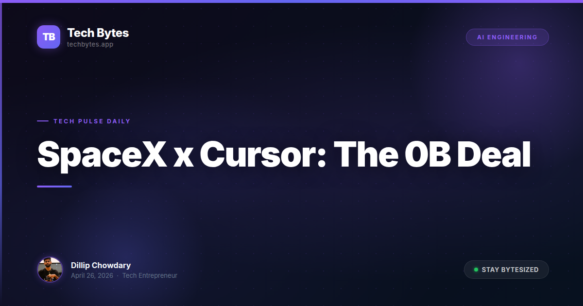 SpaceX Cursor Acquisition