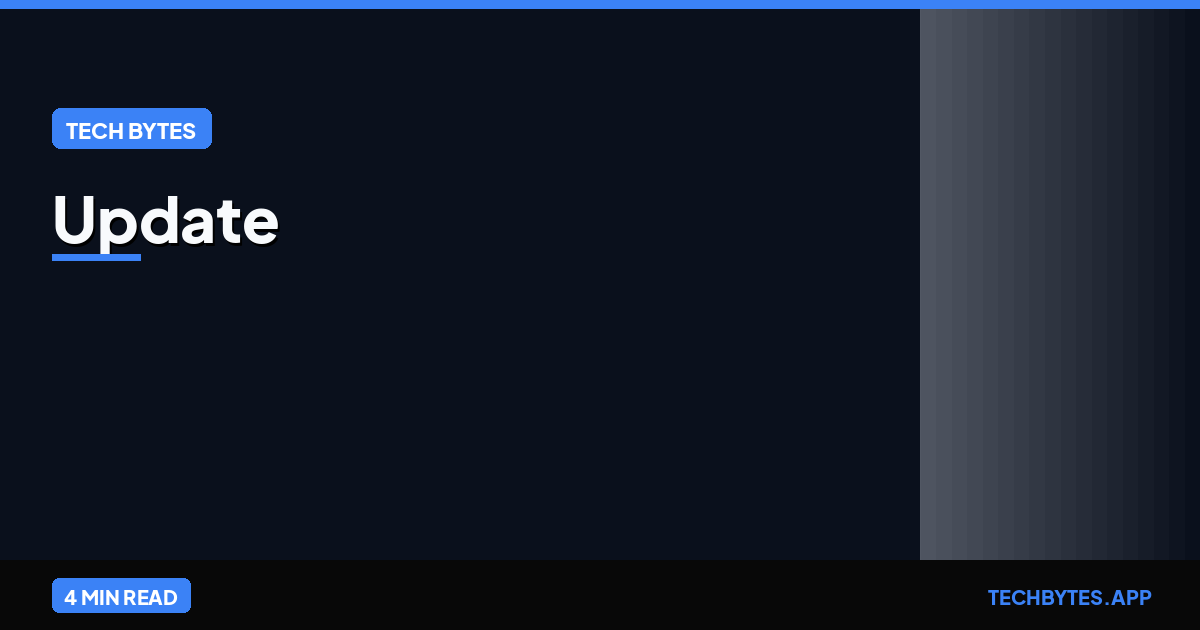 Technology Update