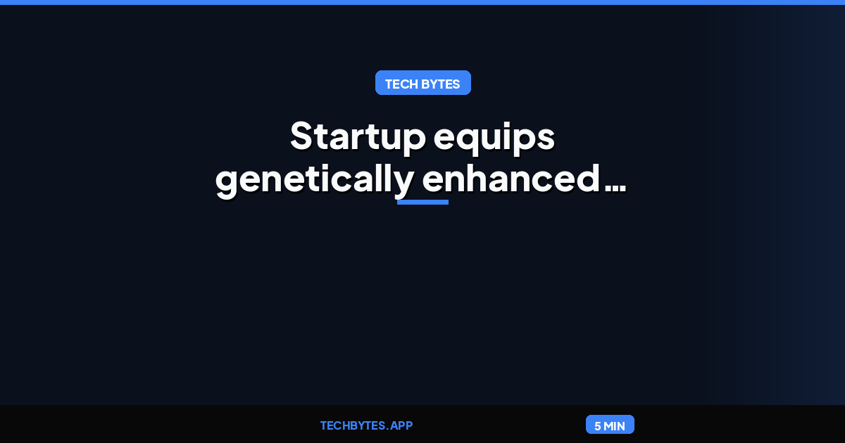Startup equips genetically enhanced dogs with Palmer Luckey’s military tech