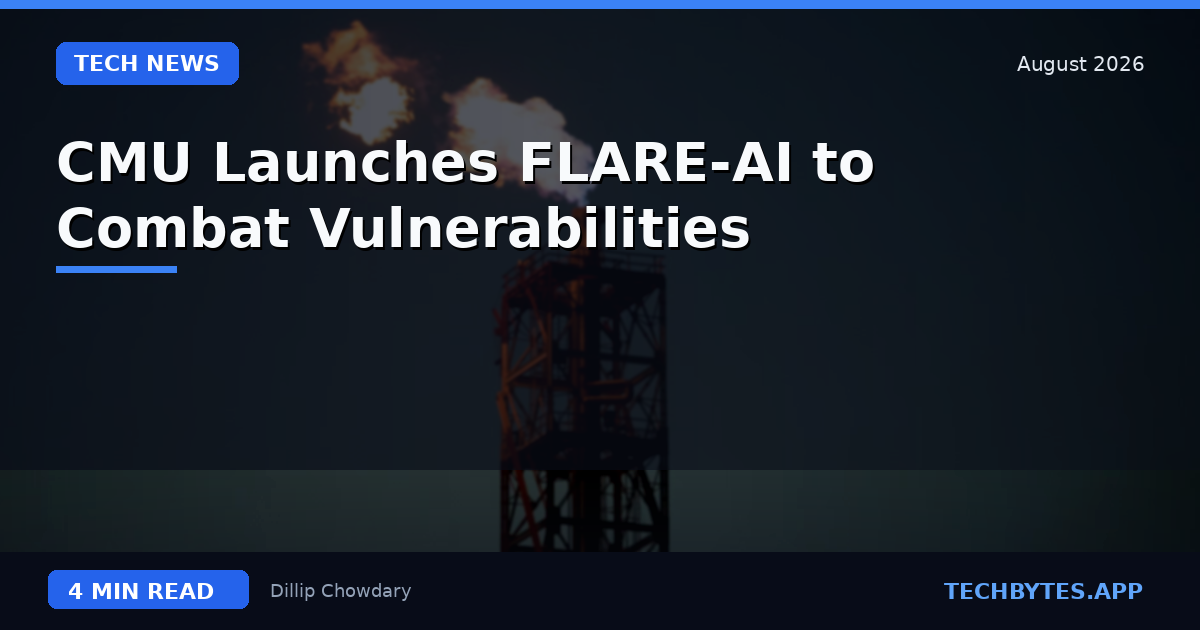 CMU Launches FLARE-AI to Combat Vulnerabilities