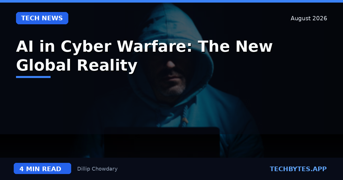 AI in Cyber Warfare: The New Global Reality