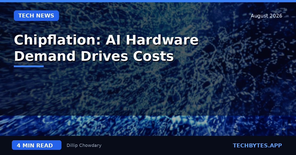 Chipflation: AI Hardware Demand Drives Costs