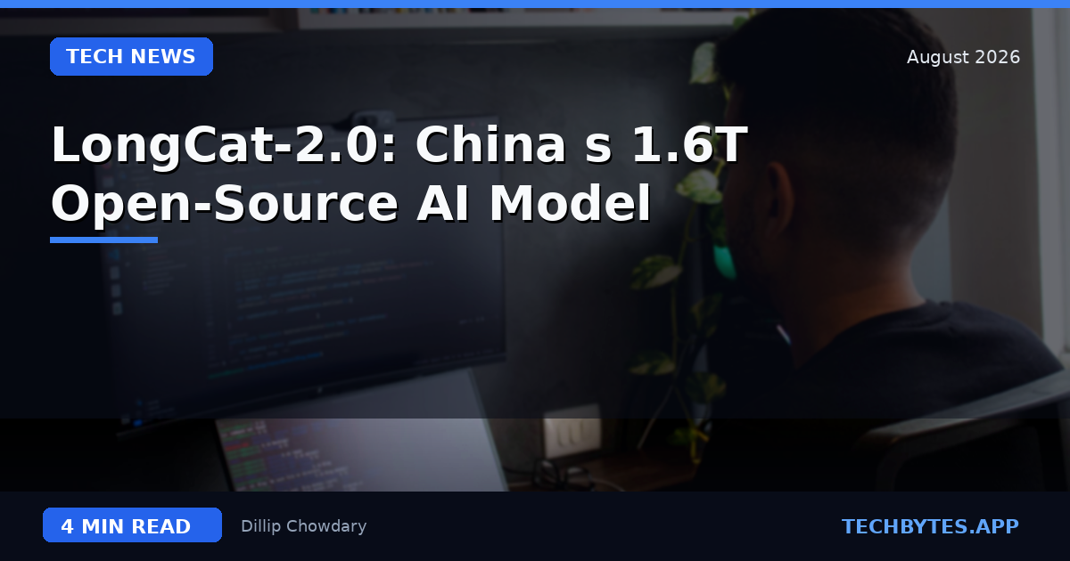 LongCat-2.0: China's 1.6T Open-Source AI Model