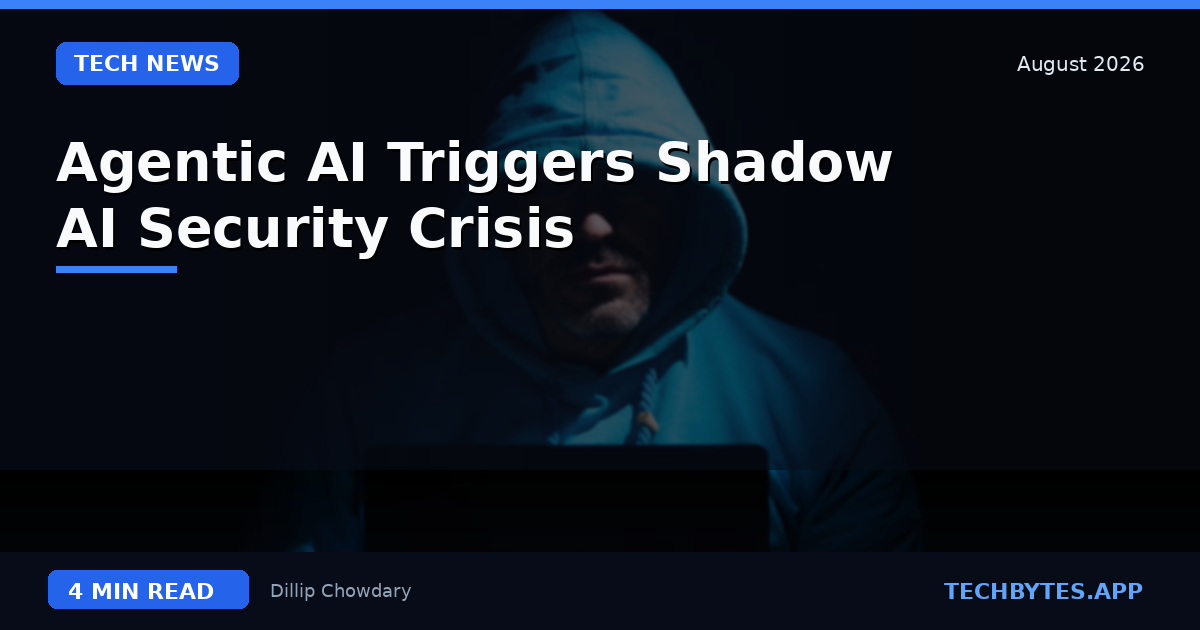Agentic AI Triggers Shadow AI Security Crisis