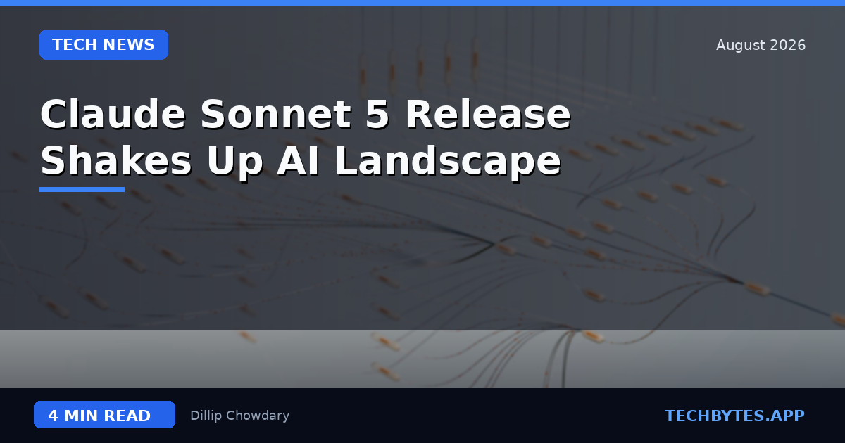 Claude Sonnet 5 Release Shakes Up AI Landscape