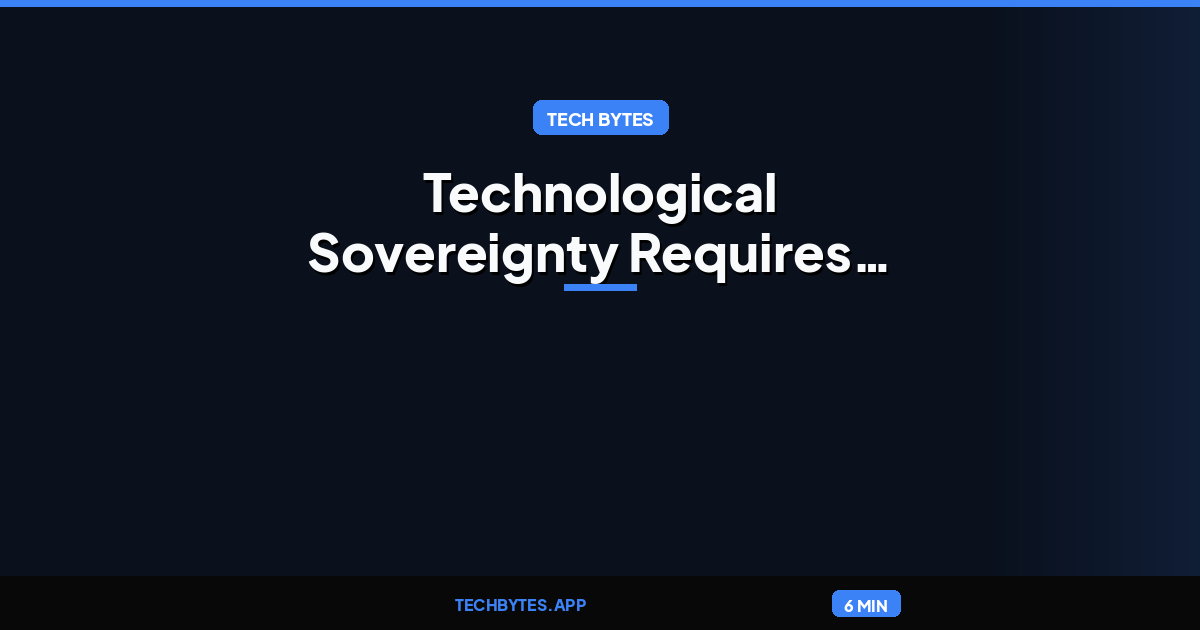 Technological Sovereignty Requires Choice, Skills, and Support, Panelists