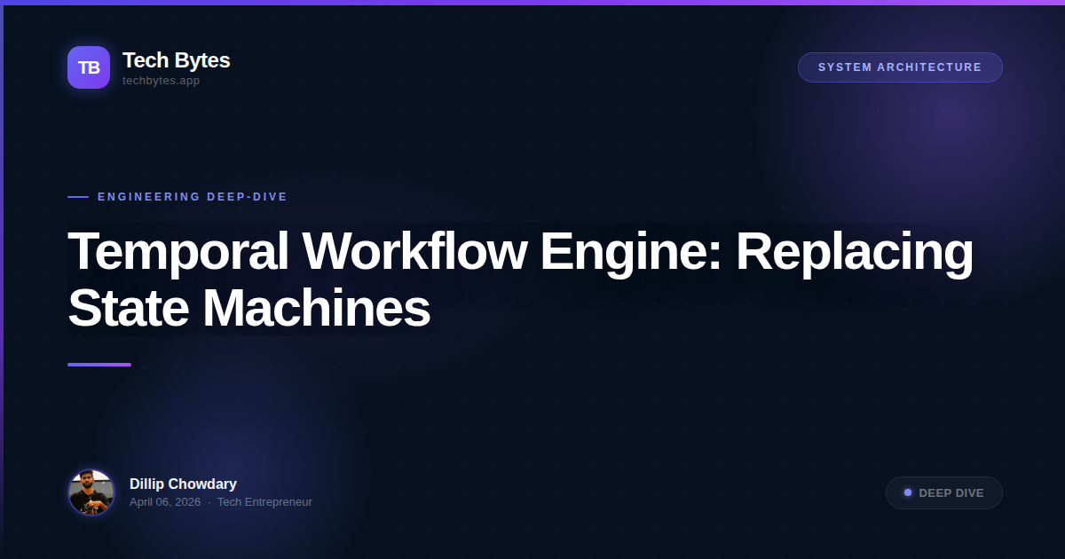 Temporal Workflow Engine: Replacing State Machines