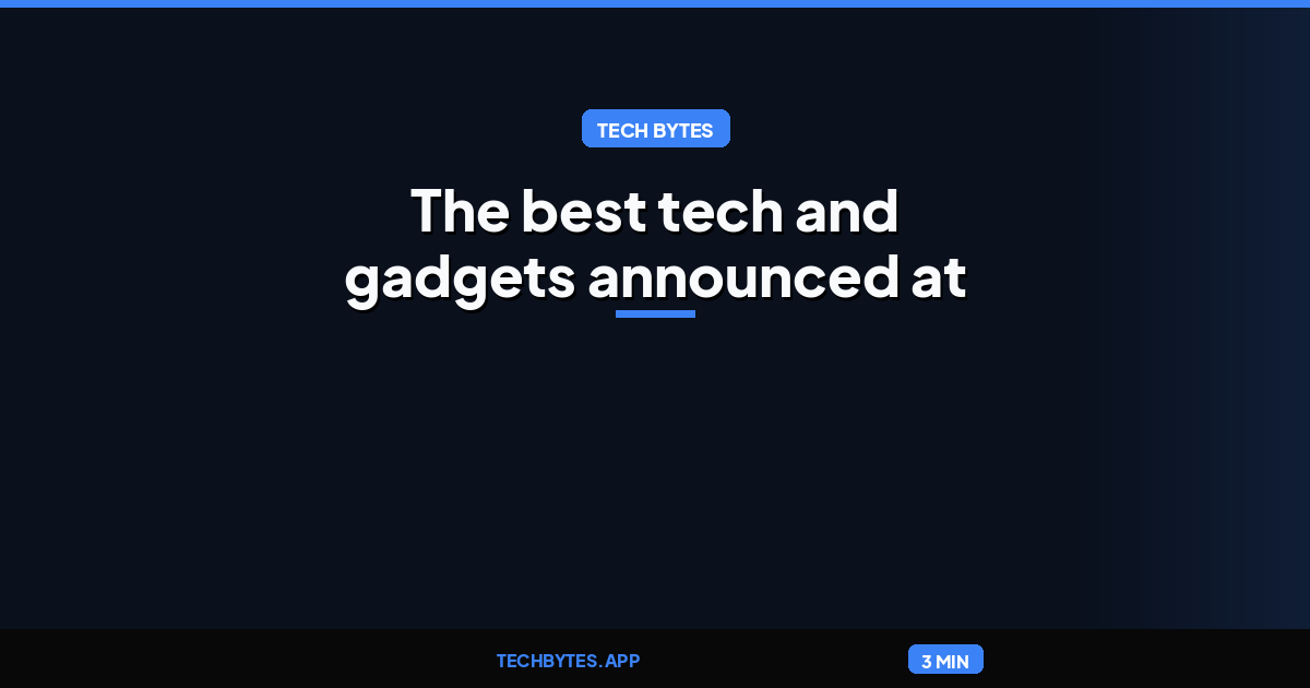 The best tech and gadgets announced at IFA so far