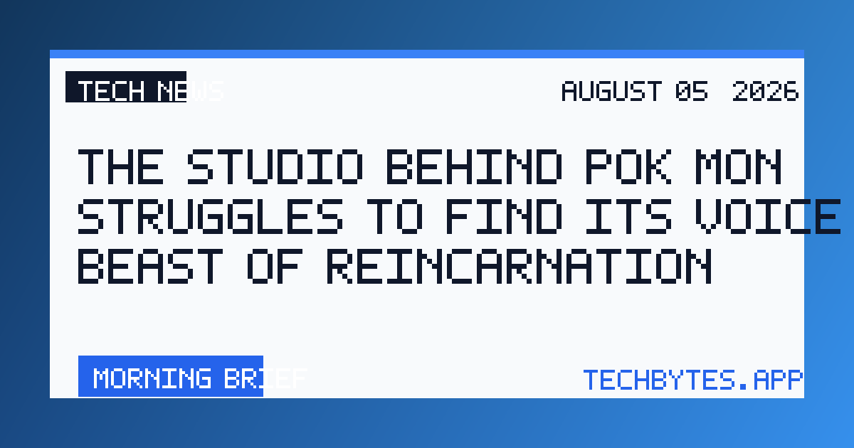 The studio behind Pokémon struggles to find its voice in Beast of Reincarnation