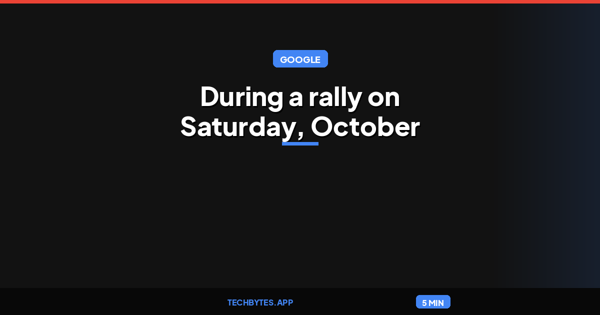 Trump says Google kisses his ass: During a rally on Saturday, October
