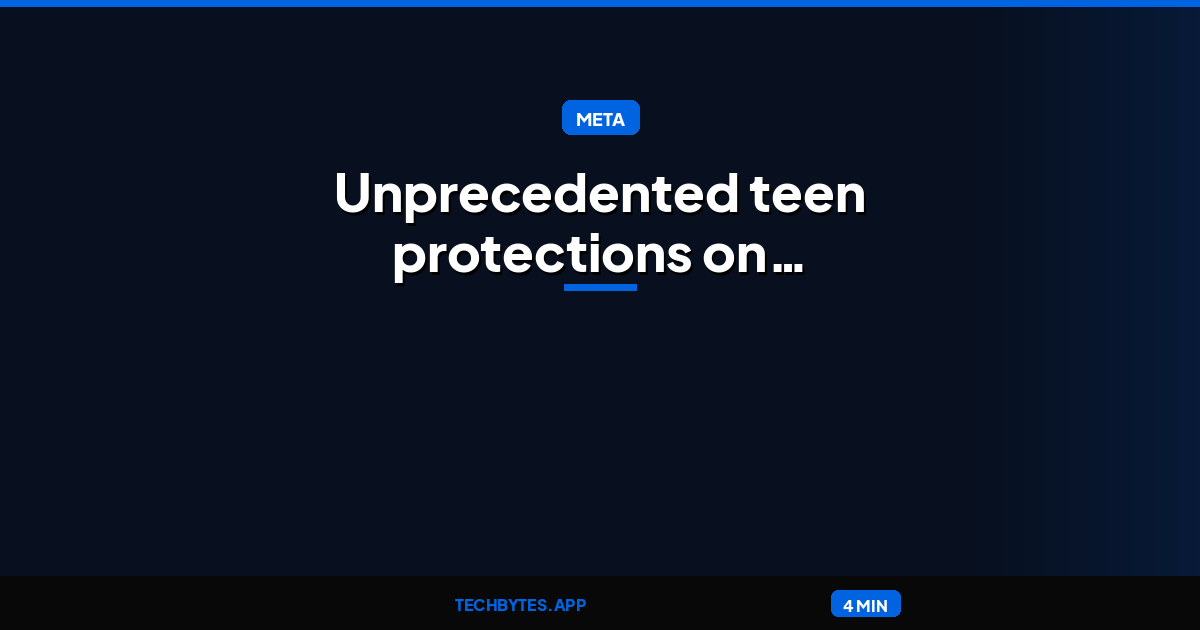 Unprecedented teen protections on Instagram see $18 billion lawsuit