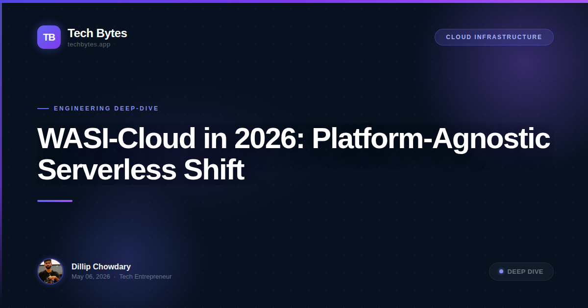WASI-Cloud in 2026: Platform-Agnostic Serverless Shift