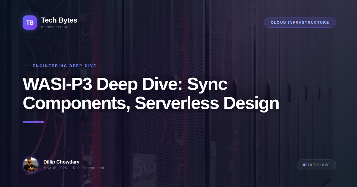 WASI-P3 Deep Dive: Sync Components, Serverless Design
