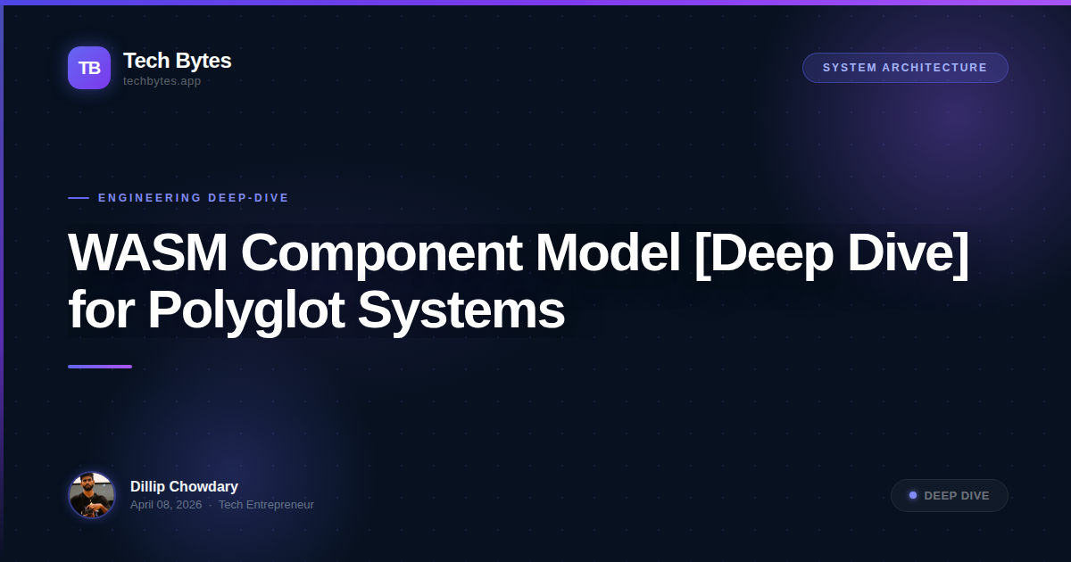 WASM Component Model [Deep Dive] for Polyglot Systems