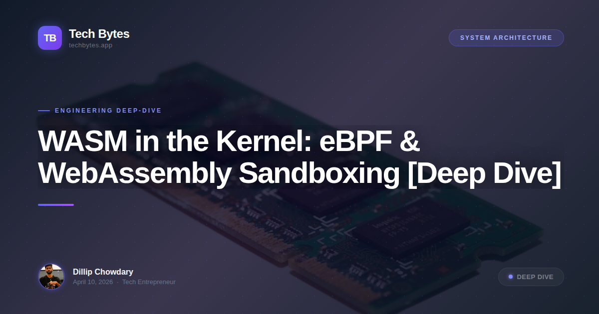 WASM in the Kernel: eBPF & WebAssembly Sandboxing [Deep Dive]
