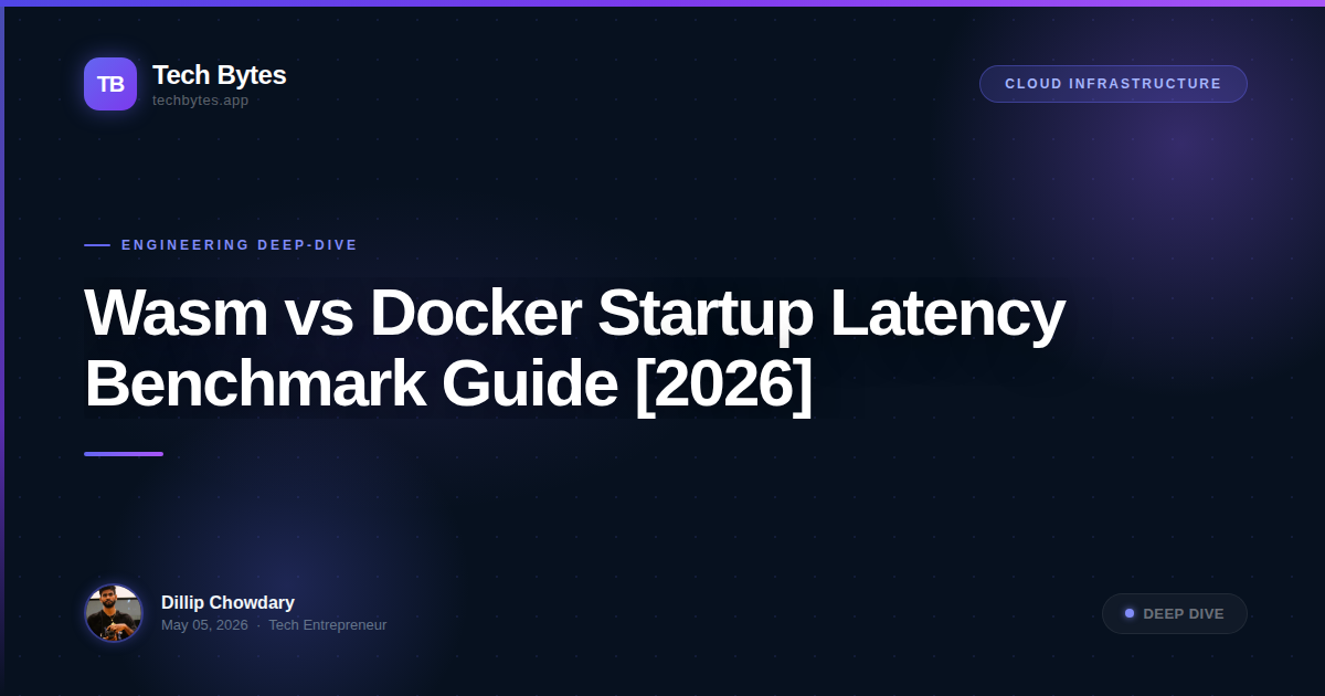 Wasm vs Docker Startup Latency Benchmark Guide [2026]