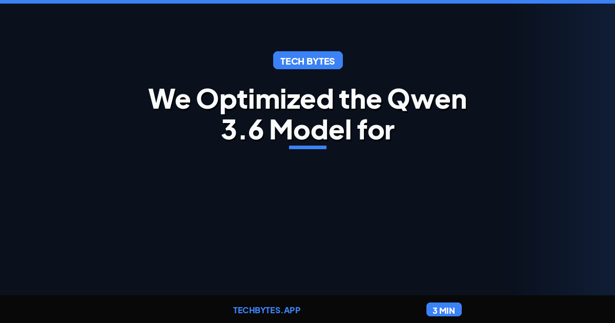 We Optimized the Qwen 3.6 Model for Our Junie Agent