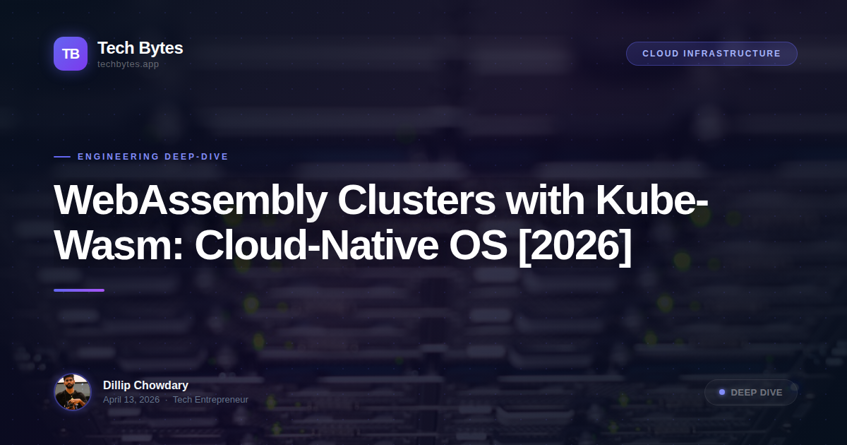 WebAssembly Clusters with Kube-Wasm: Cloud-Native OS [2026]