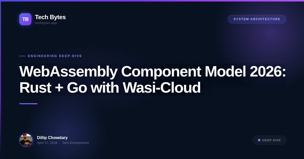 WebAssembly Component Model 2026: Rust + Go with Wasi-Cloud