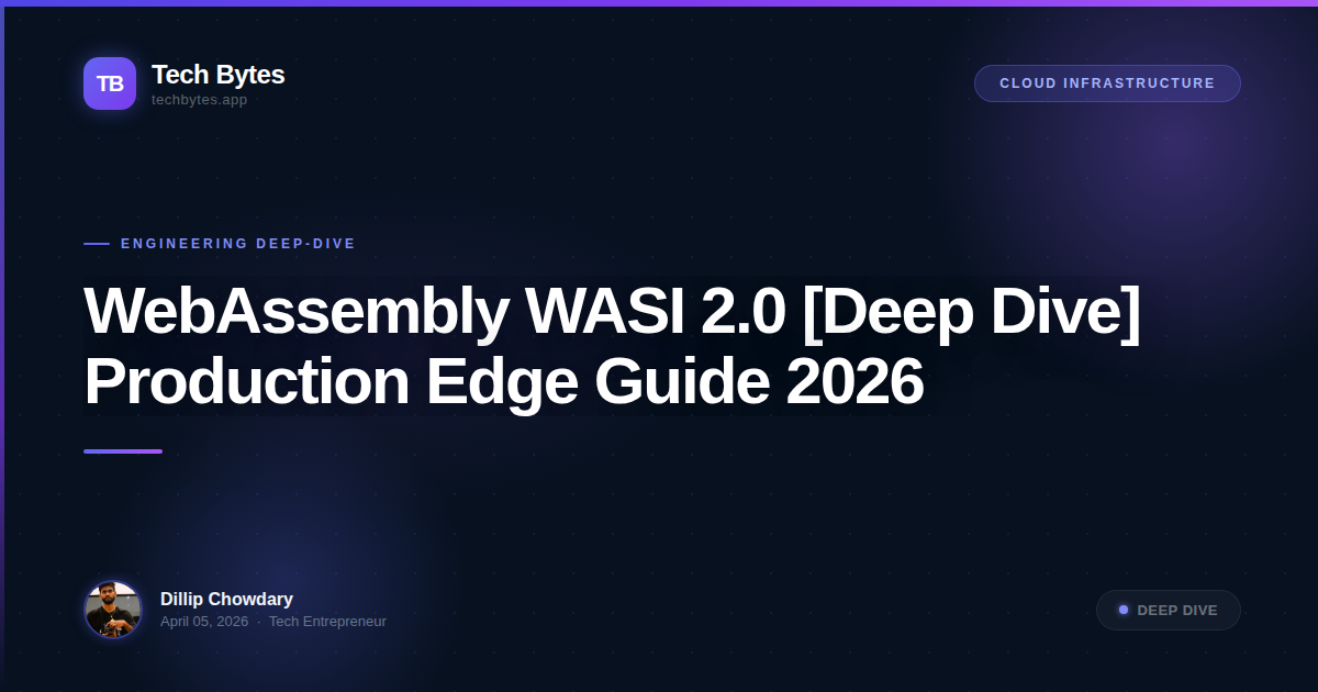 WebAssembly WASI 2.0 [Deep Dive] Production Edge Guide 2026