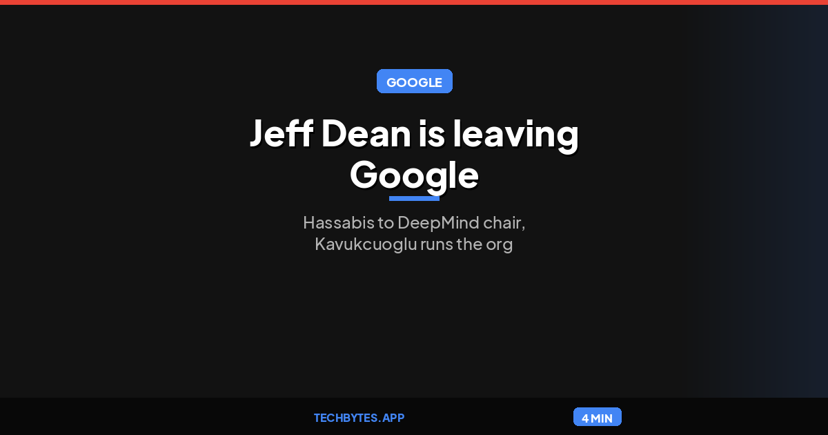What's behind the Google AI leadership shake-up