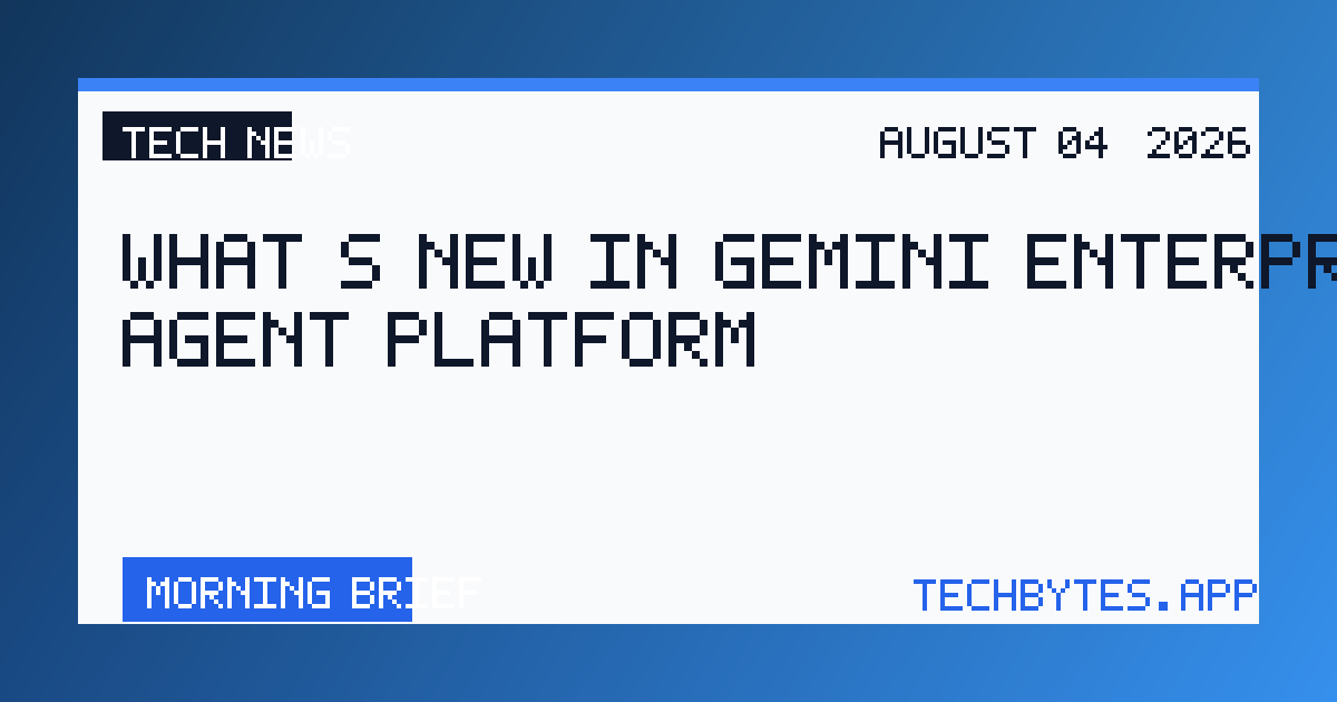 What’s new in Gemini Enterprise Agent Platform