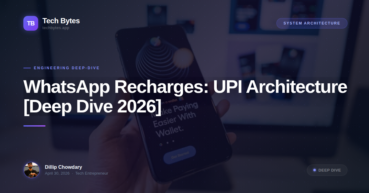 WhatsApp Recharges: UPI Architecture [Deep Dive 2026]