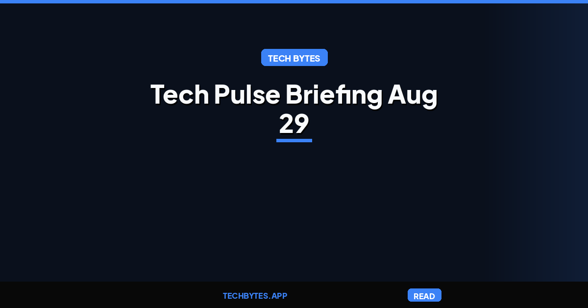 Today's Tech Pulse