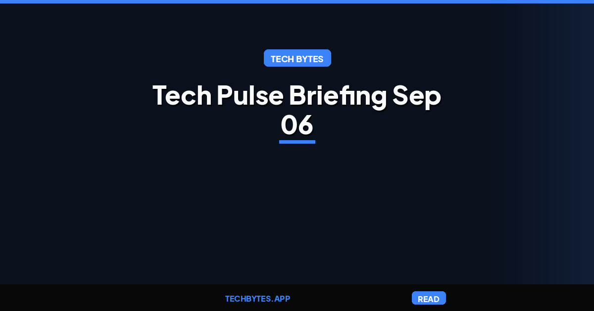Today's Tech Pulse