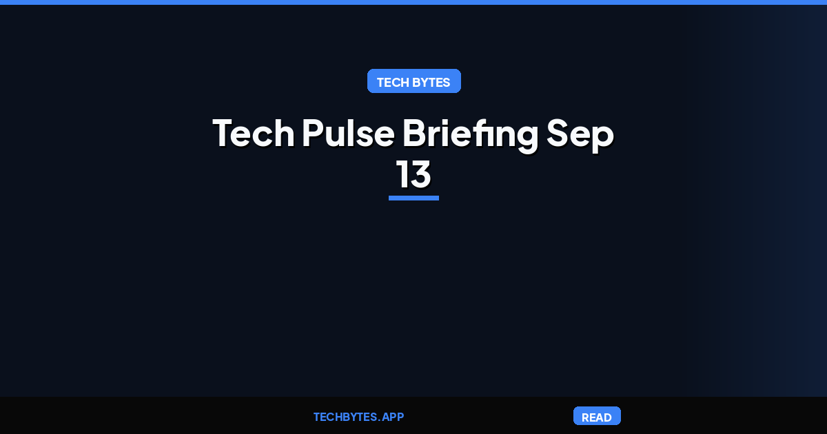 Today's Tech Pulse