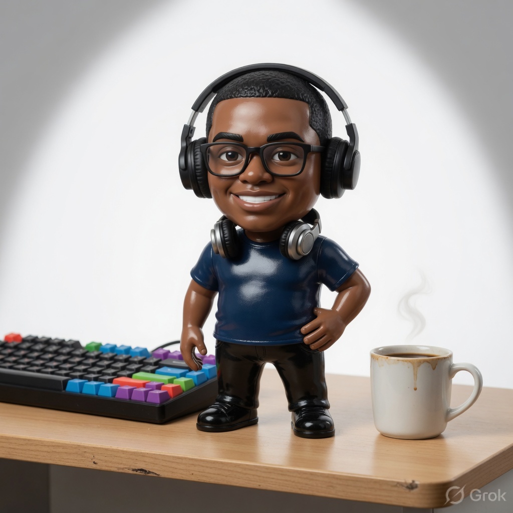 Chibi / vinyl desk figure Nano Banana example
