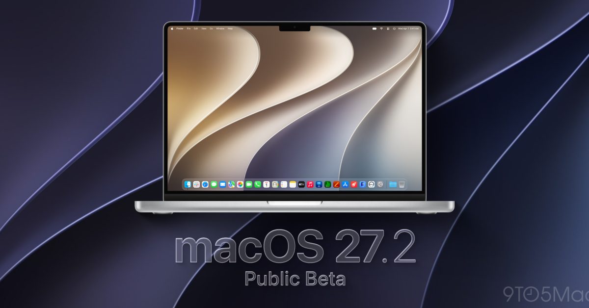 Apple releases macOS 27.2 Golden Gate public beta 1